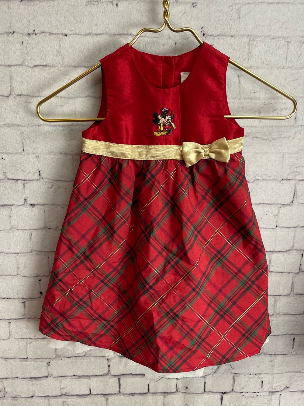 Vintage Disney store toddler Christmas dress size 24 months